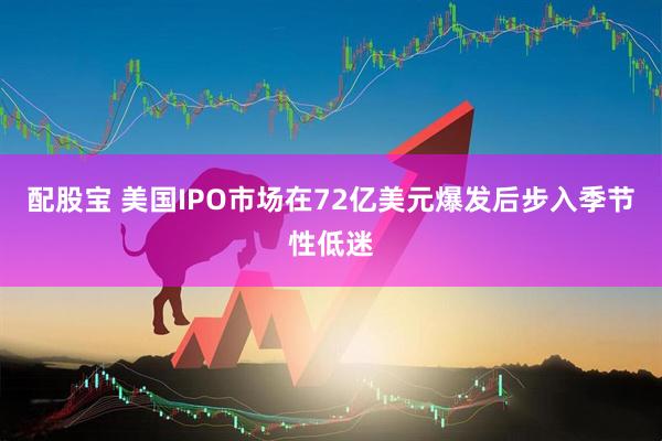 配股宝 美国IPO市场在72亿美元爆发后步入季节性低迷