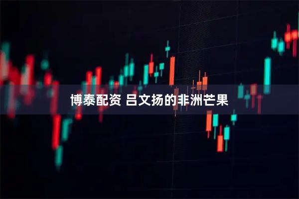 博泰配资 吕文扬的非洲芒果